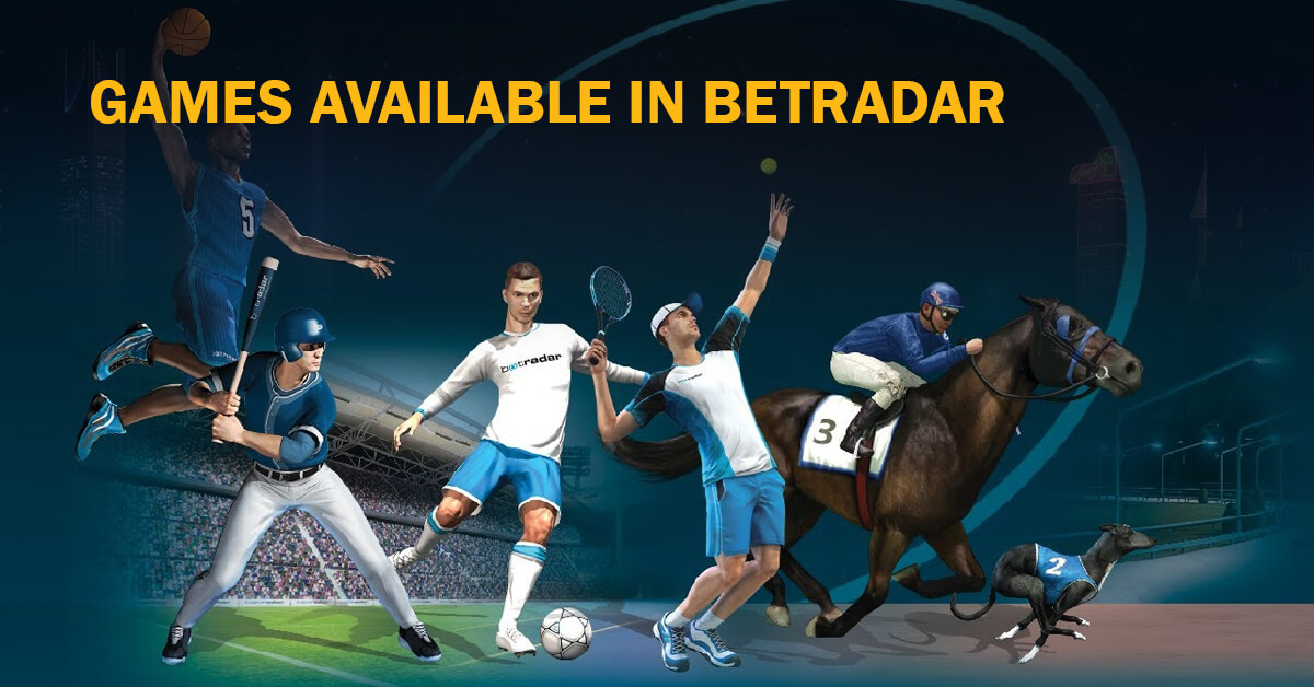 Games available in Betradar