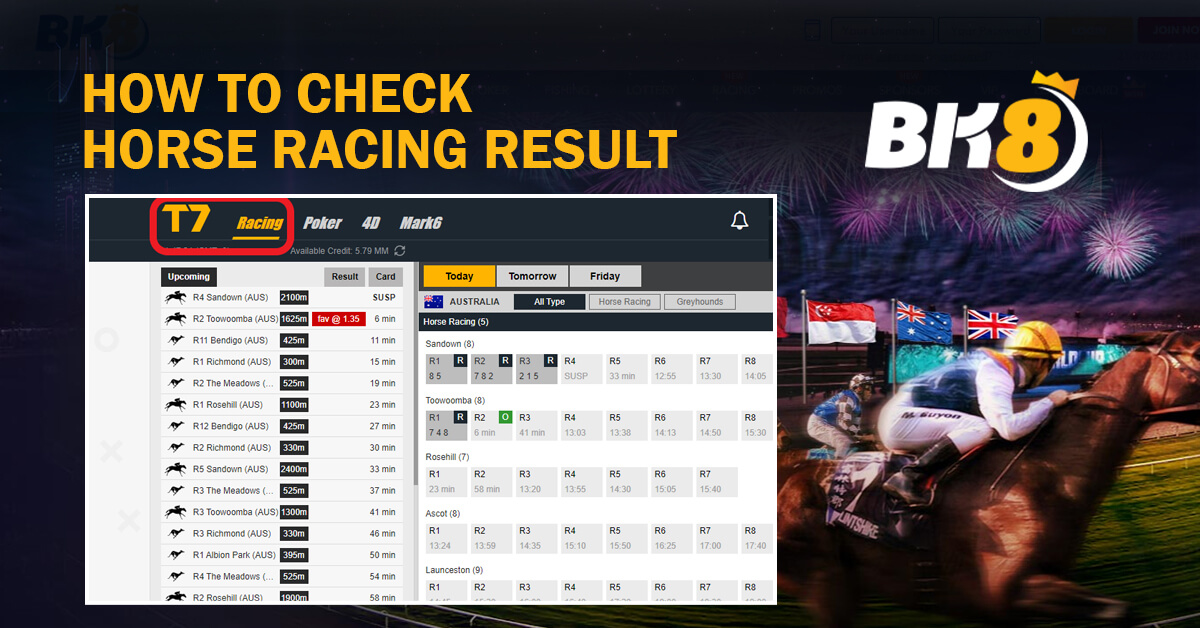 How to Check Horse Racing Result