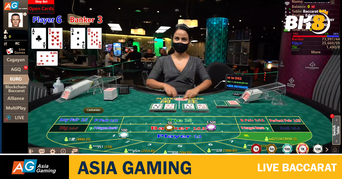 Asia Gaming Live Baccarat